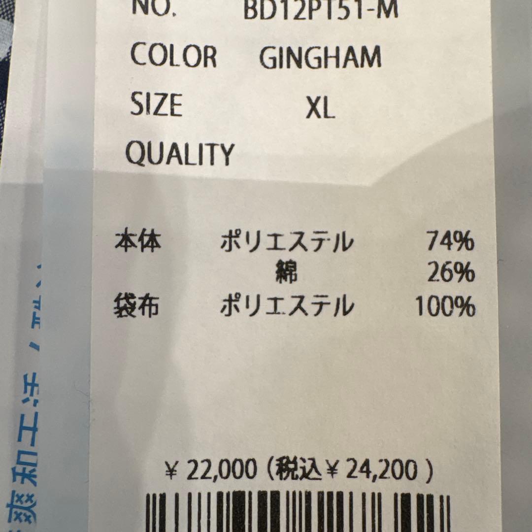 レザレクション ギンガムチェック XL メンズパンツ