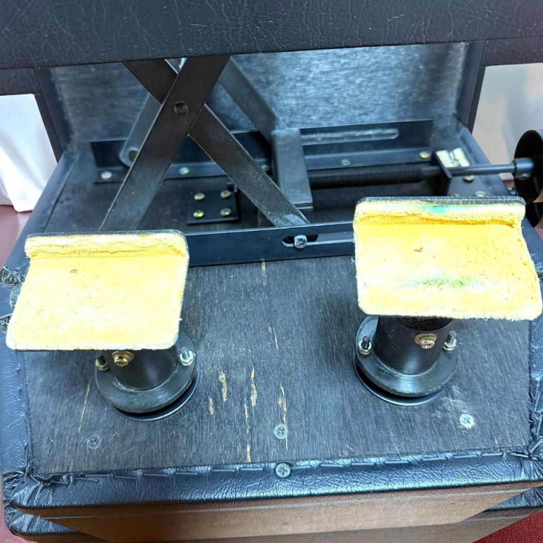 ☆送料無料 良品 ムツミ製 ピアノ補助ペダル M-60 M60 足台