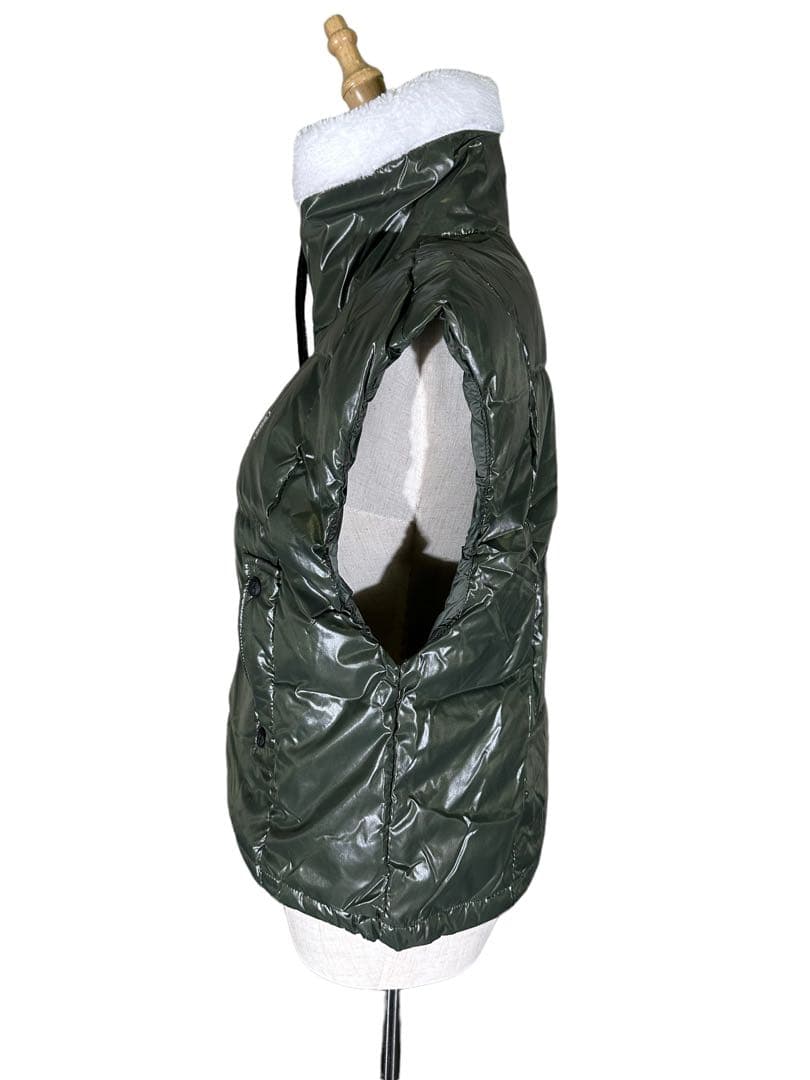 G/FORE韓国ジーフォアレディースダウンショートベストsizeLカーキー