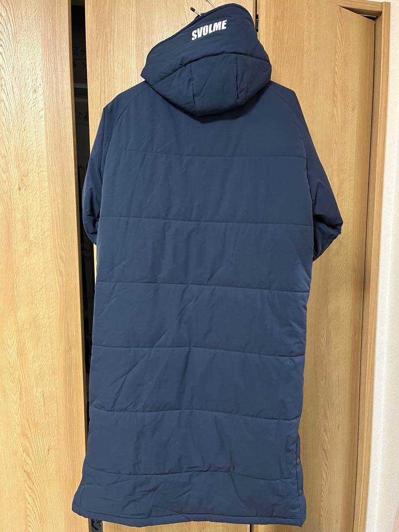 Svolme フード付きダウンコート ネイビー150-160