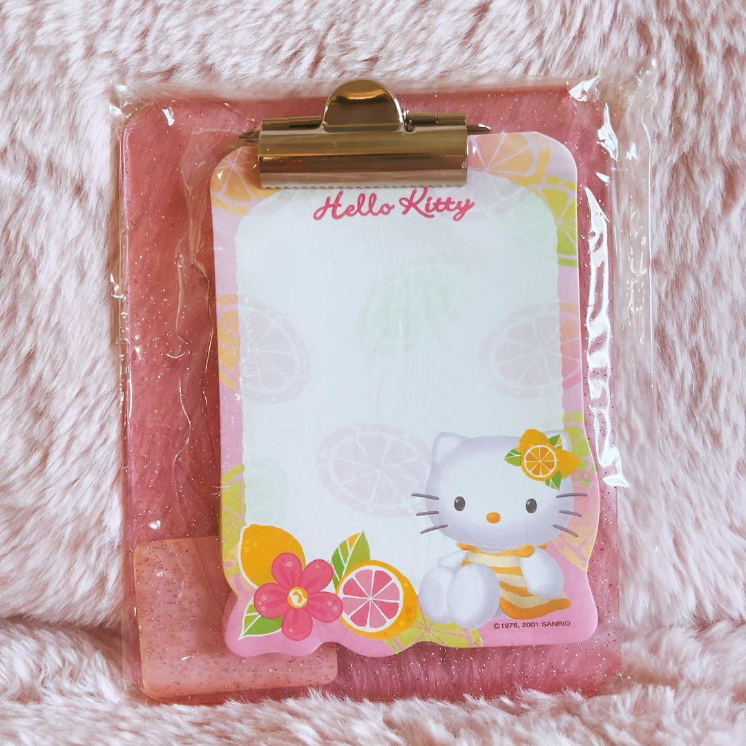 希少レア　ハローキティ　海外限定　バインダーメモ　フルーツ　2001年製 レトロ