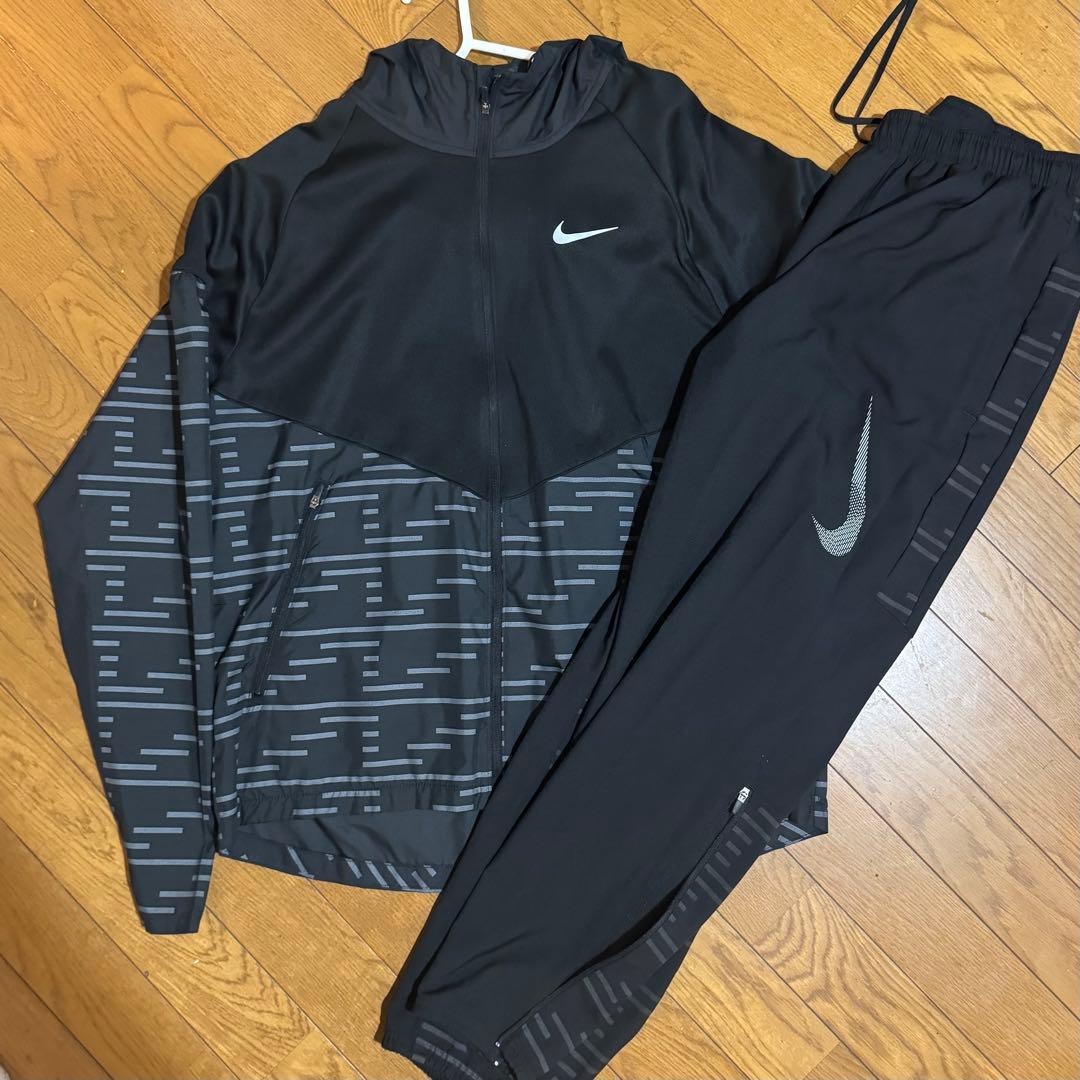NIKE TF RPL ランディビジョンマイラーパーカー セットアップ 黒　M