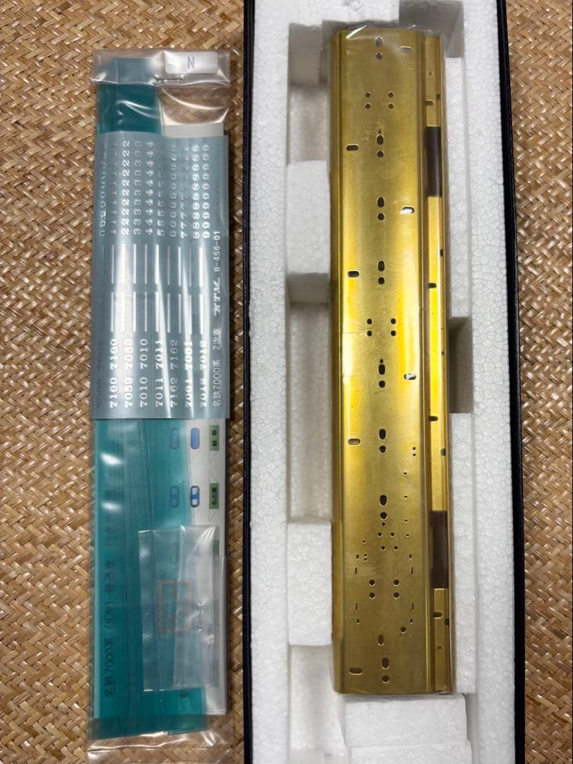 名古屋鉄道7000系 HO 2次車 1/80 16.5mm 真鍮　キット⑤