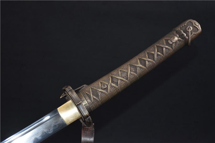 銅柄95軍刀 日本刀 模造刀 居合刀 武士道 武蔵 鑑賞用 手鍛造打