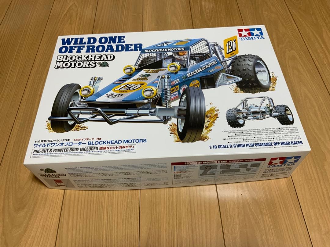 タミヤ ワイルドワンオフローダー　BLOCKHEAD MOTORS