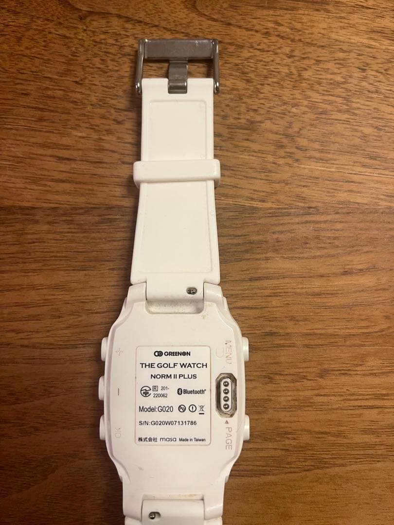 GREENON NORM II PLUS ホワイト GPSウォッチ