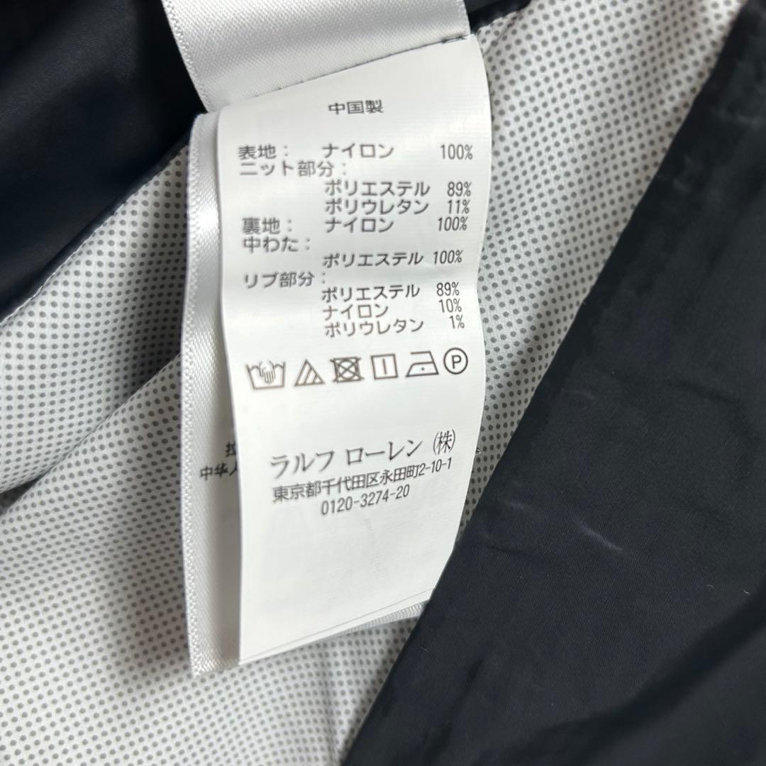 POLO GOLF ブラック　キルティングジャケット　ナイロン　L