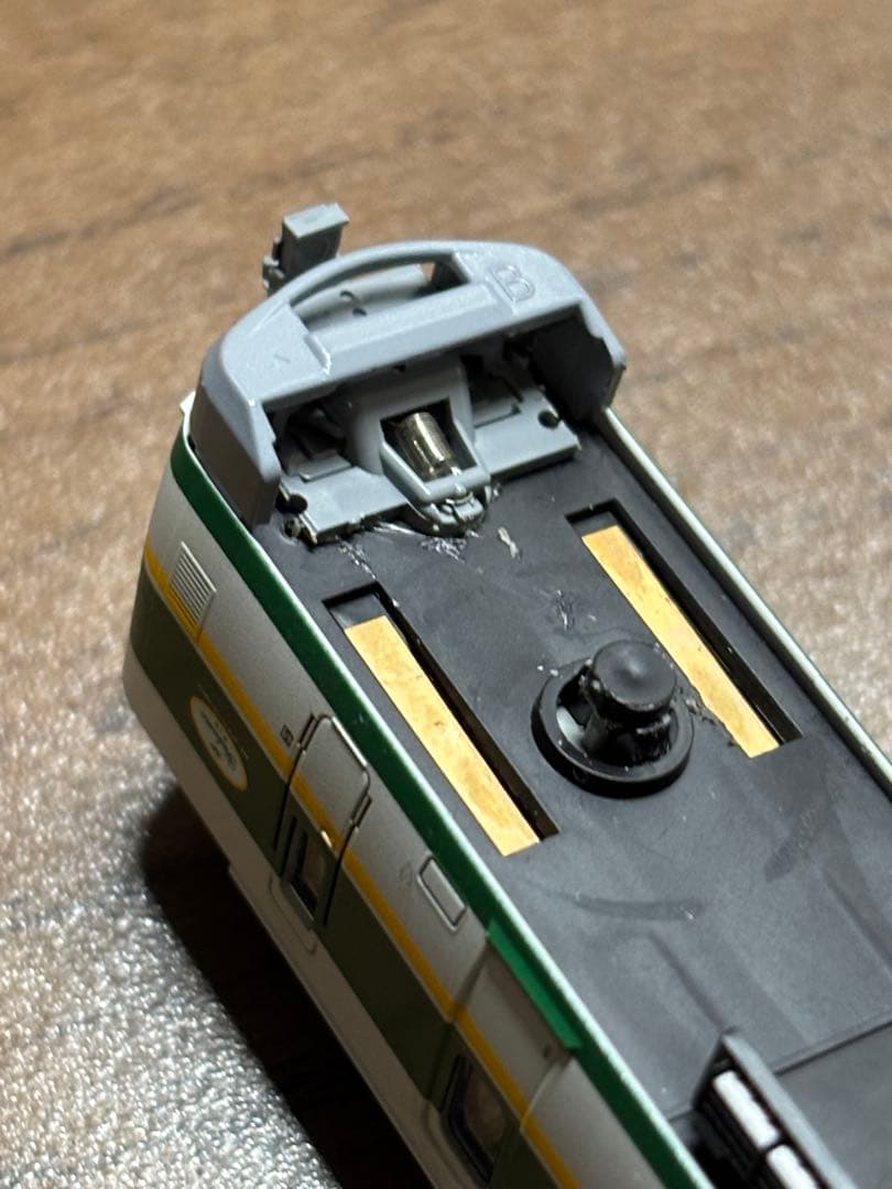 KATO 381系 やくも E3(緑やくも色)+J4 7両 加工品