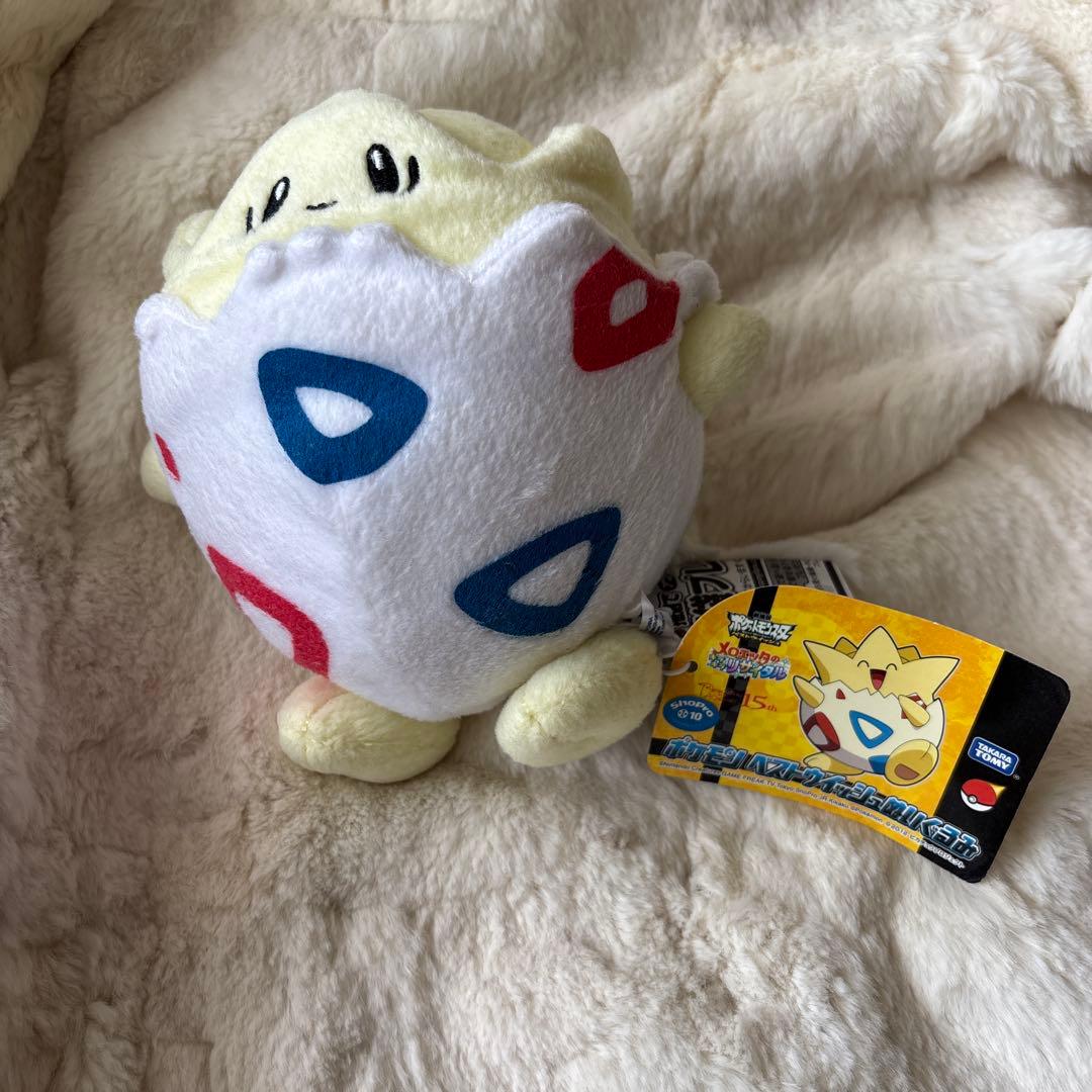 ポケモンベストウィッシュ　ぬいぐるみ　トゲピー　タカラトミー　15th