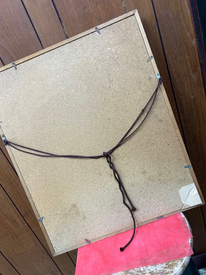 絵画　市村司　原画　直筆サイン　風景画　サンリュスチック通り　額の裏下割れあり