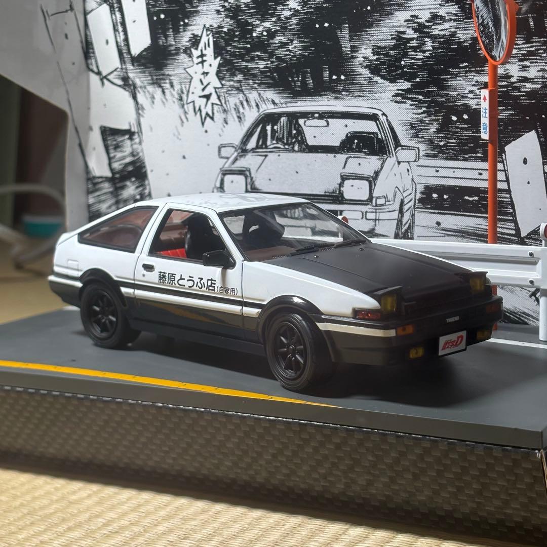 アオシマ DISM AE86 トレノ ダイキャスト 頭文字D イニシャルD