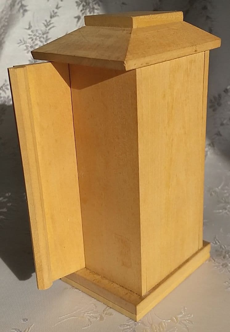 弘法大師坐像【極小】#396 厨子入り 空海 お大師さま 木彫 仏像