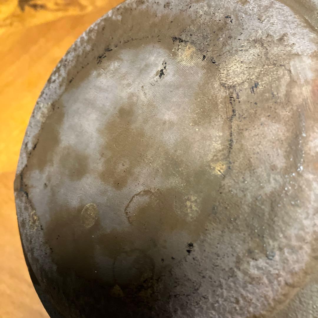 【中型】鉄瓶　南部鉄器　紅葉　チャコールブラウン　美術品　アンティーク　1.3ℓ