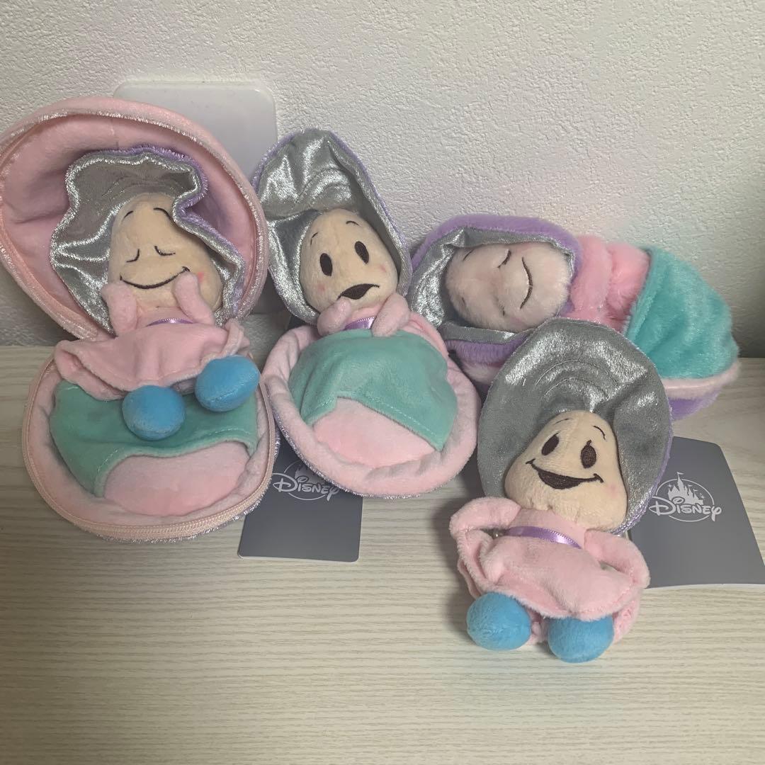 ディズニー ヤングオイスターぬいぐるみ 4体セット