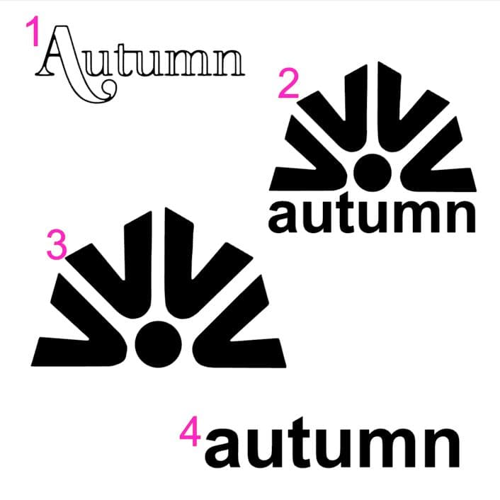 Autumn　オータム　ステッカー