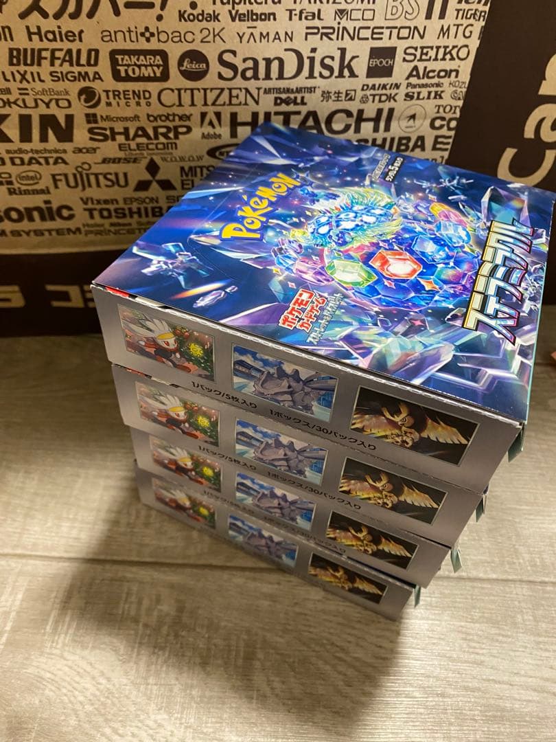 ポケモンカード 拡張パック ステラミラクル 4BOX シュリンクなし