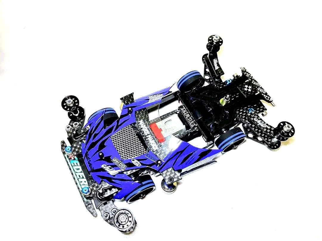 ミニ四駆　完成品　MSフレキ　TRF Works Jr.