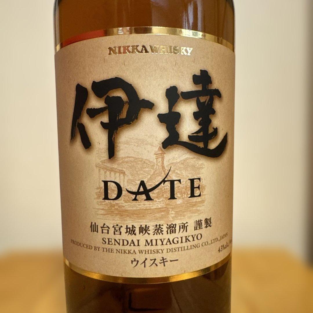 伊達　旧ラベル　ニッカウイスキー NIKKA DATE ウイスキー 700ml