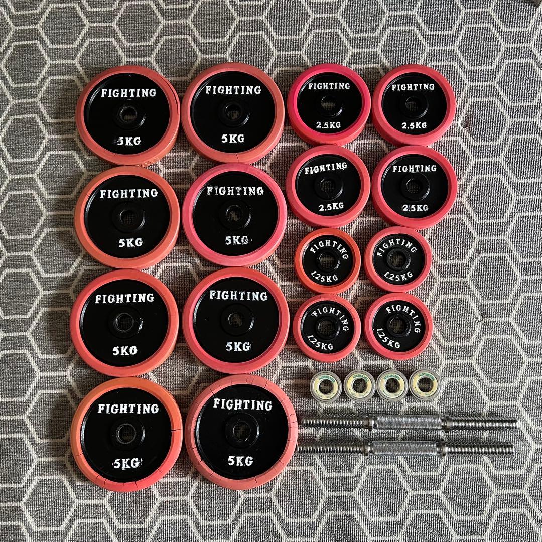 FIGHTING ROAD ダンベル・プレートセット シャフト付き