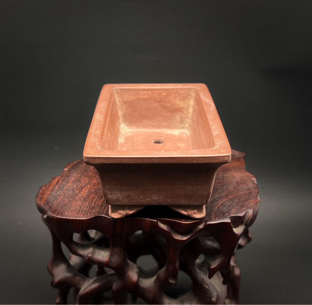 中国美術 盆栽鉢 植木鉢 中國宜興 紫砂鉢