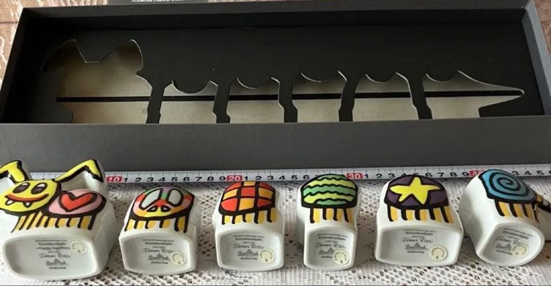 ジェームスリジィ花瓶6個セット