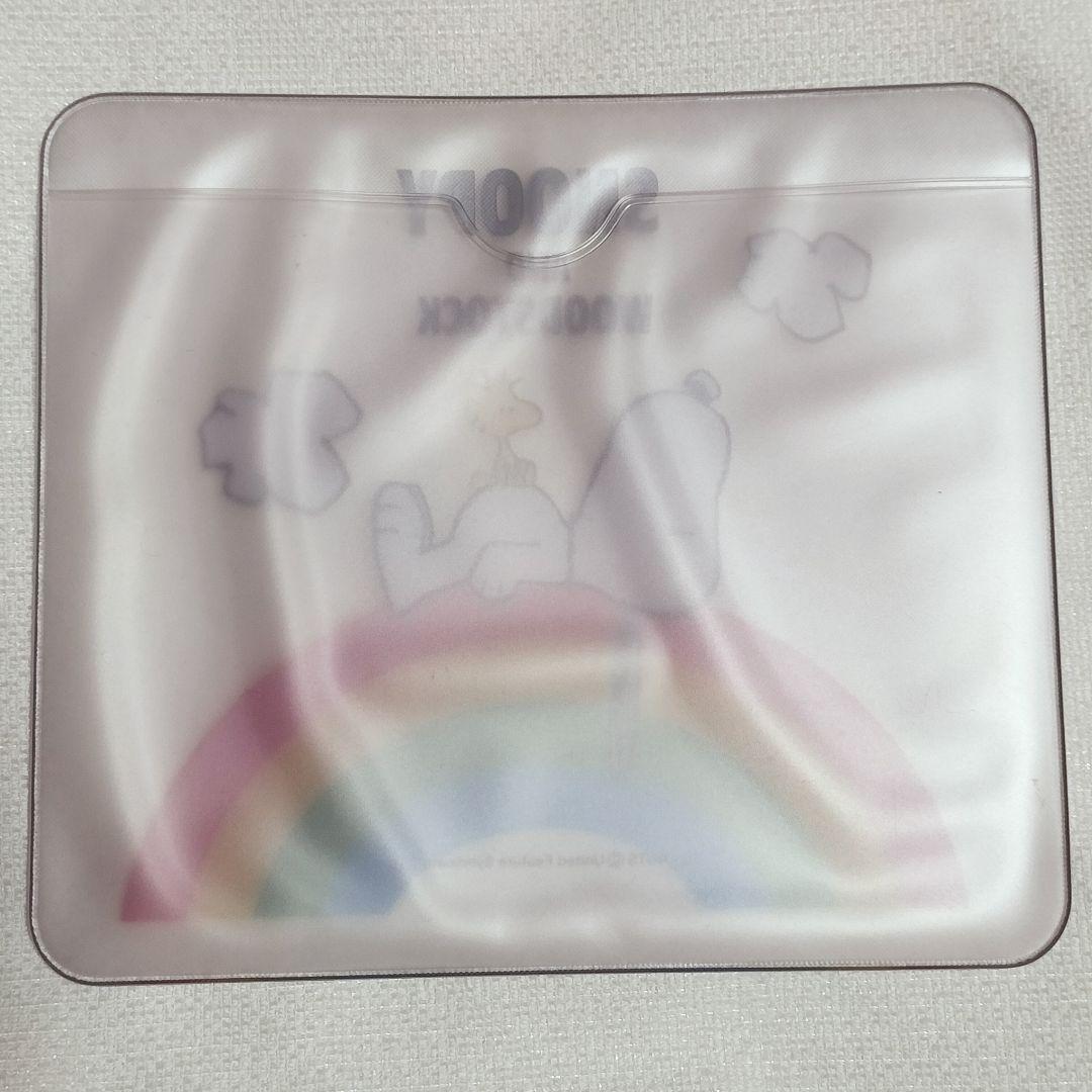 激レア　希少　スヌーピー　クリアケース　収納　レトロ　虹