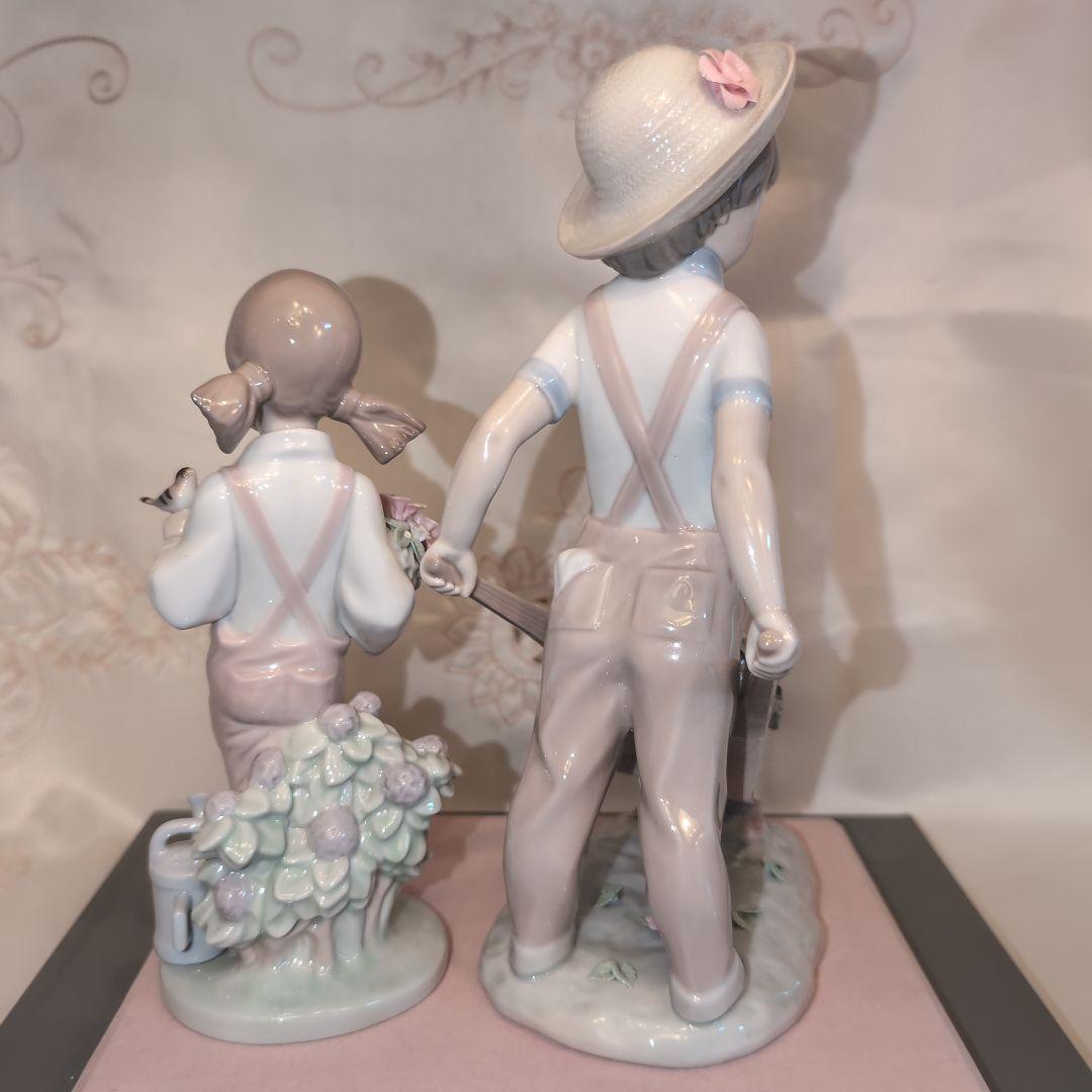 ♥LLADROリヤドロ♥ガラスケース付き♥三点セット❤️