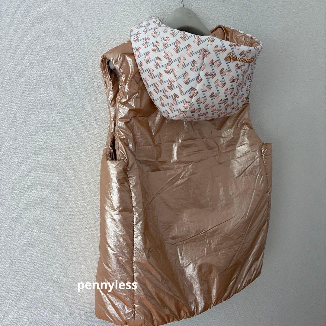 レザレクション×アルチビオ　レアコラボダウンベストメタリックカラー 新品タグ付き