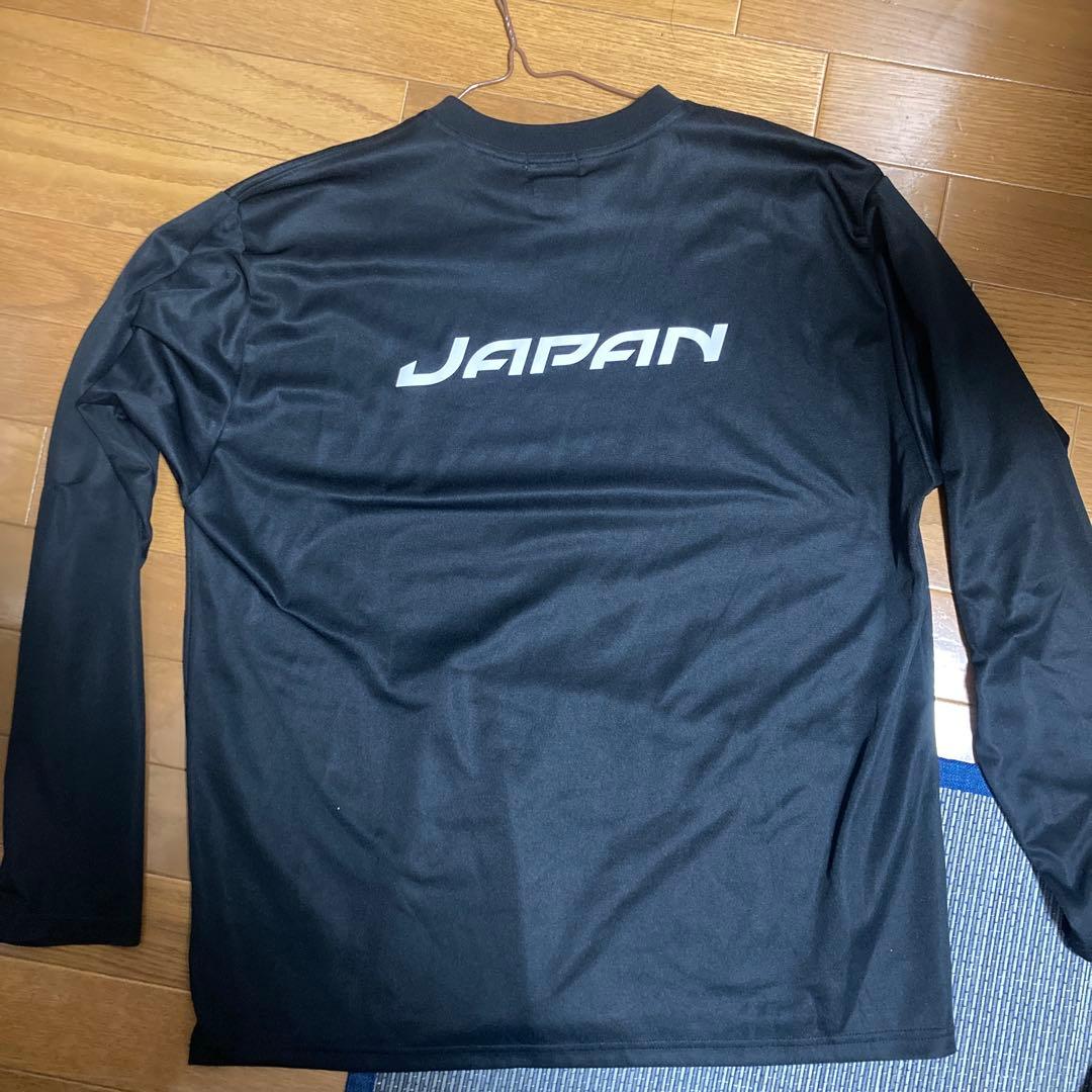 YONEX ナショナルチームロングTシャツJAPAN ブラック　Lサイズ