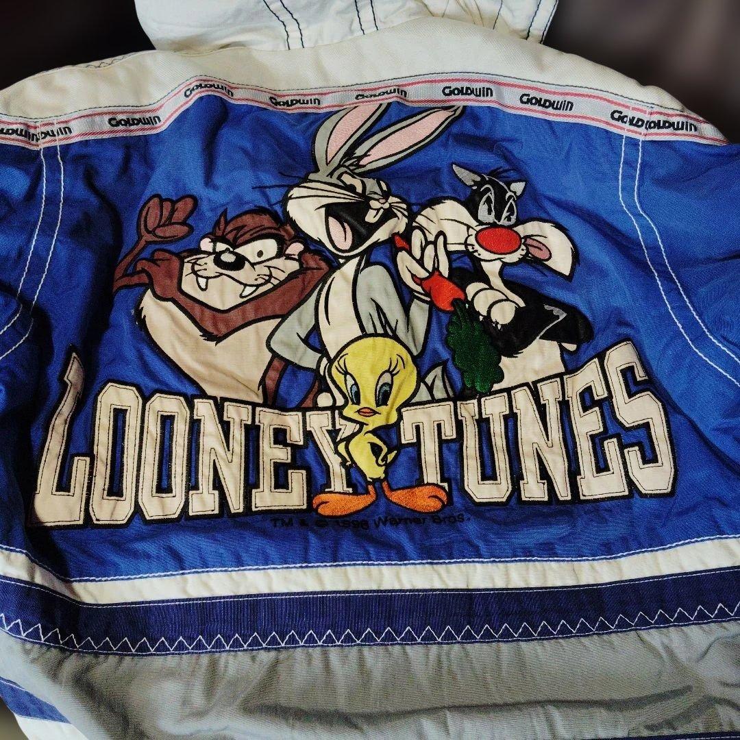 極上綺麗古着ダメージなしGOLDWINスキーウェアセットLOONEY TUNES