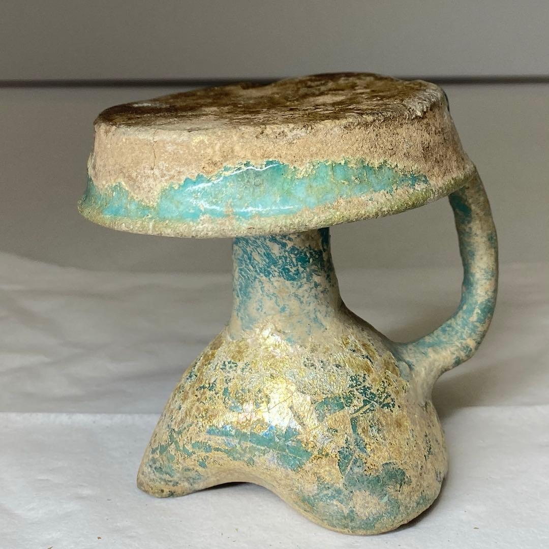 古代 ギリシャ 水注 H8.2cm 東キ7-1206☆2F