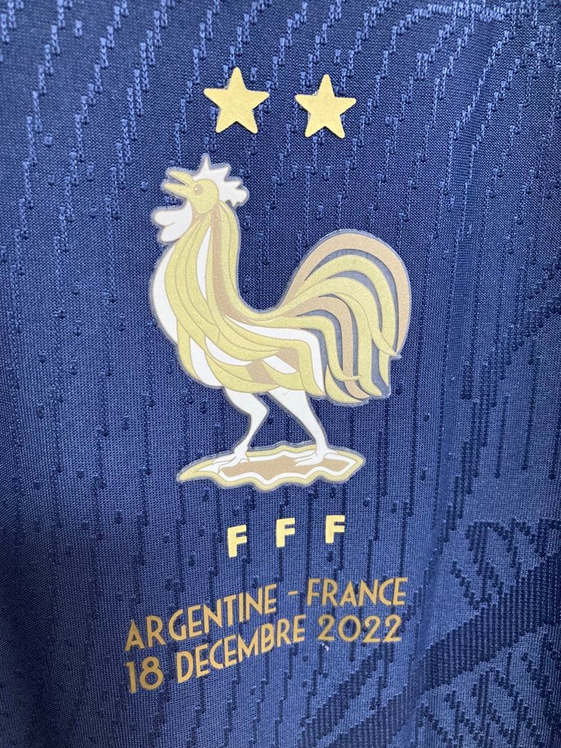 2022ワールドカップ決勝 フランス代表 ムバッペ エムバペ ユニフォーム（H）
