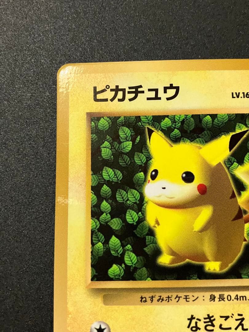 ピカチュウ　旧裏　コロコロ 光沢あり　誤表記　ken sugimori 蔦