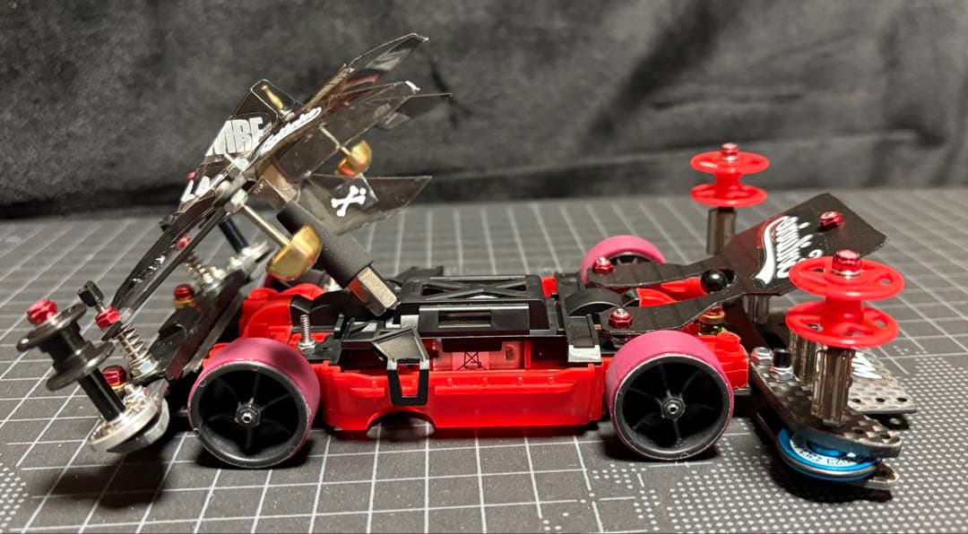 ミニ四駆 アバンテMk.II msフレキ 赤　レッド