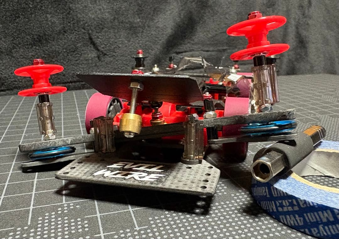 ミニ四駆 アバンテMk.II msフレキ 赤　レッド