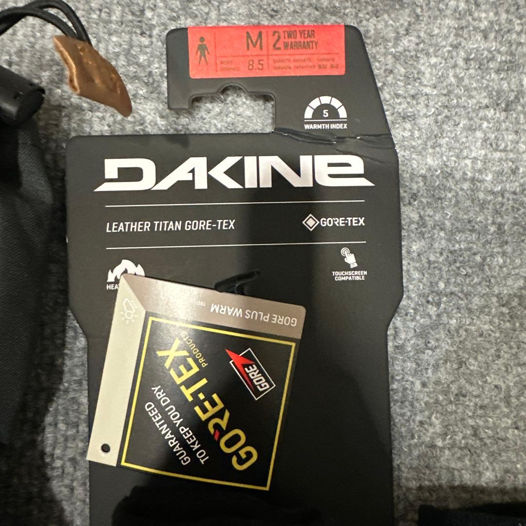 ダカイン LEATHER TITAN GORE-TEX グローブ　Mサイズ