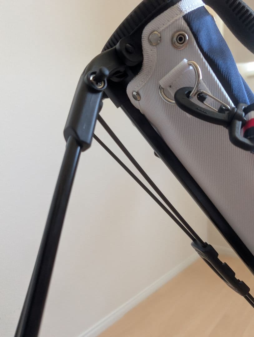 【美品】トミーヒルフィガーゴルフ　クラブスタンド　ゴルフバッグ　ネイビー