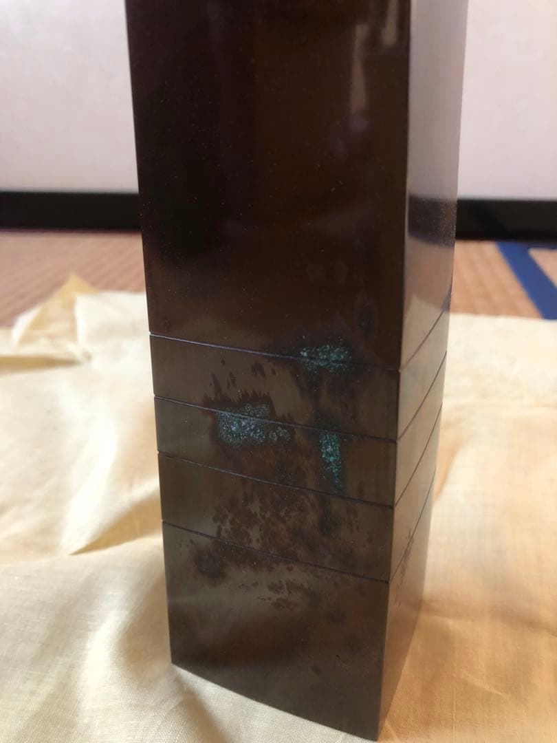 朱銅　汐声　大角勲氏作　共箱入