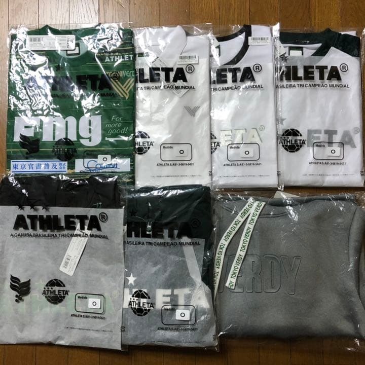 Oサイズ 東京ヴェルディ × ATHLETA コラボ アパレル ウェア7着セット