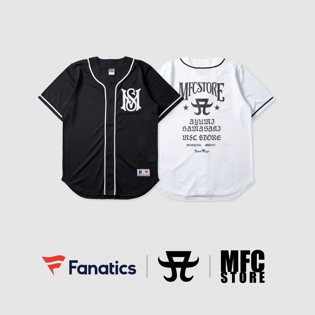 新品 Fanatics 浜崎あゆみ MFC STORE BASEBALL シャツ