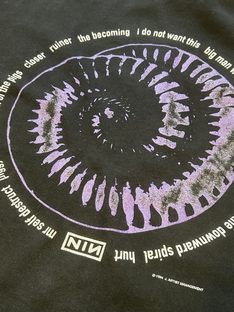 ミュージシャン 90's Nine Inch Nails T-shirt