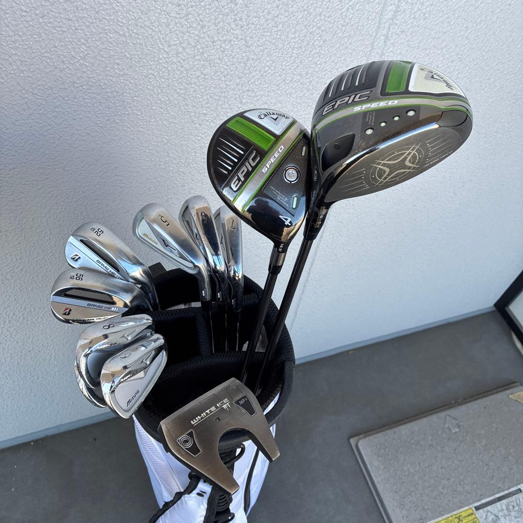 【5%引きセール】Callawayほか10本クラブセット