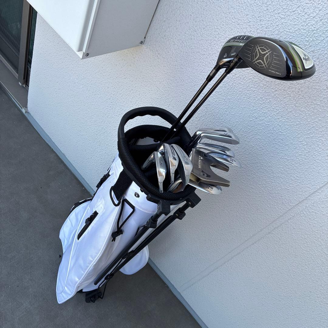 【5%引きセール】Callawayほか10本クラブセット