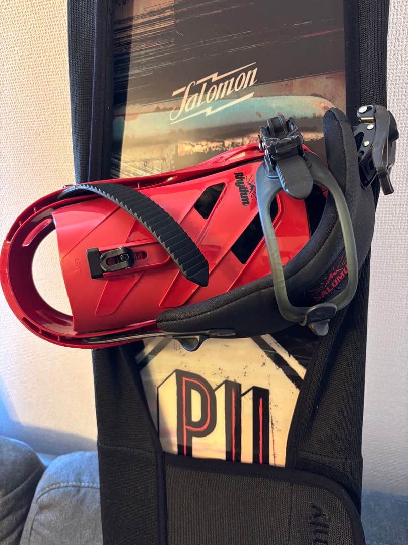 Salomon Pulse スノーボード 赤バインディング