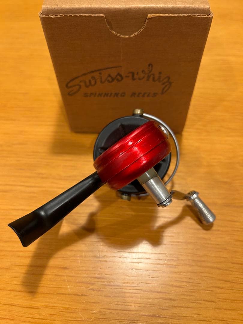 MYCO inc.Swiss-Whiz スピニングリール 赤黒　レア！