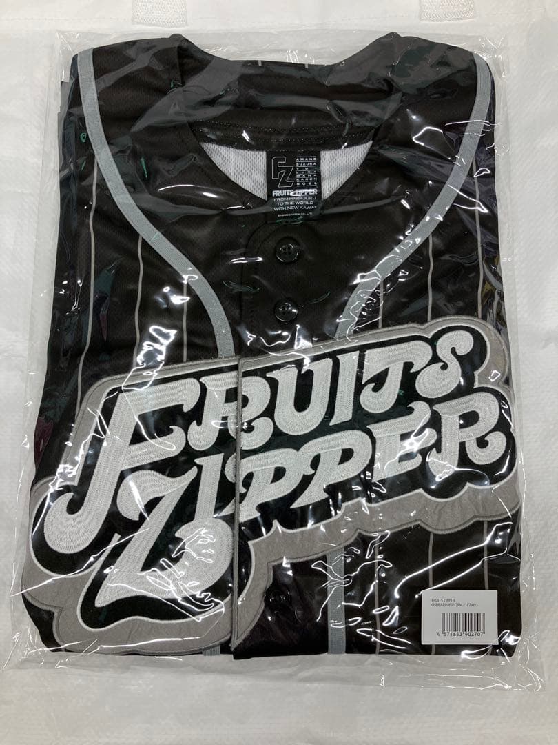 FRUITS ZIPPER ふるっぱー　推しアピ　ユニフォーム　黒　FZ ver
