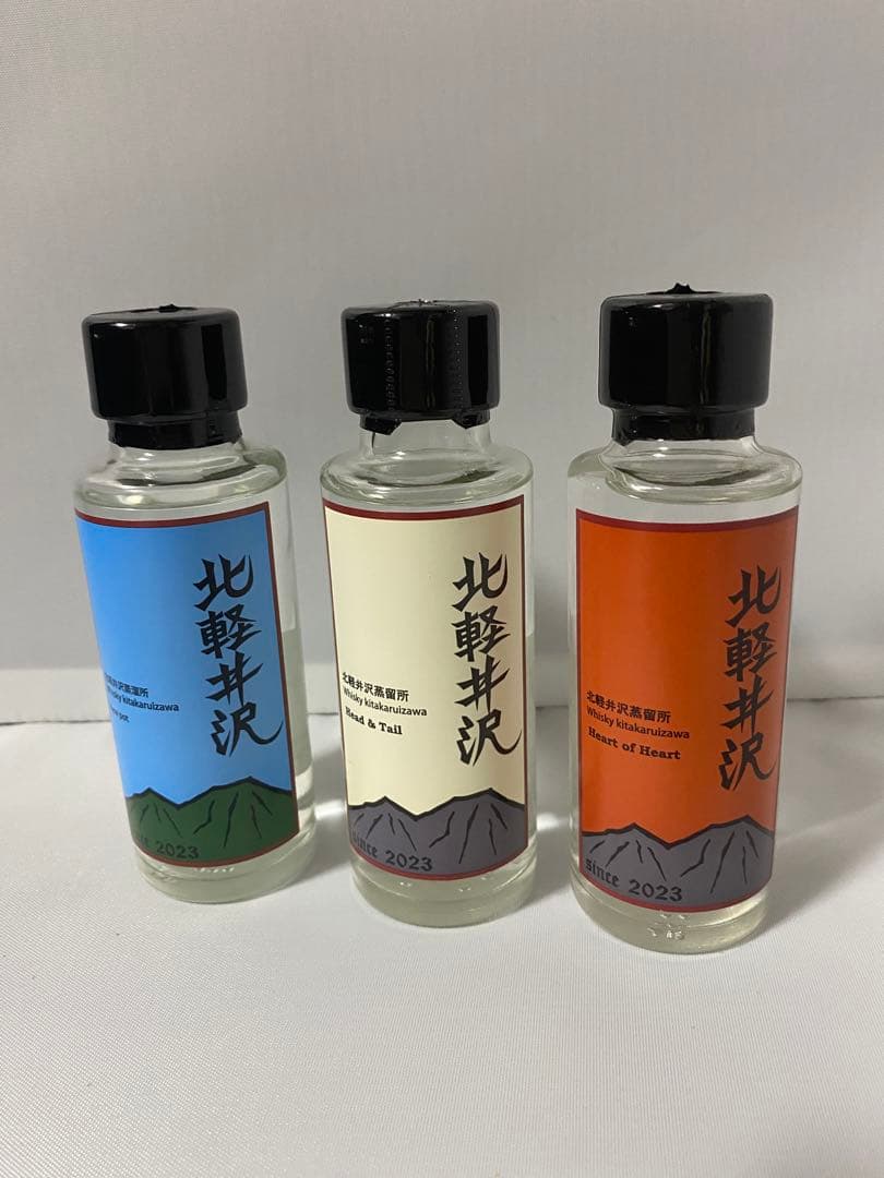 北軽井沢蒸留所　ウイスキー ONE1YEAR＋樽詰め前原酒ミニボトル3種