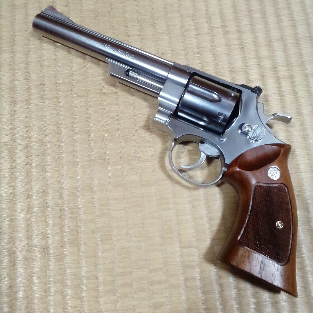 マルシン　M29 シルバーABS　　ハーフチェッカー木グリ仕様