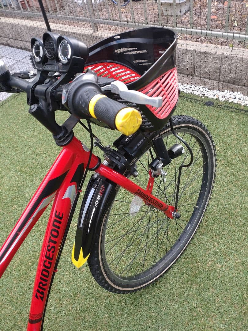 子供用自転車　ブリヂストン　クロスファイヤージュニア　26インチ　ピュアレッド