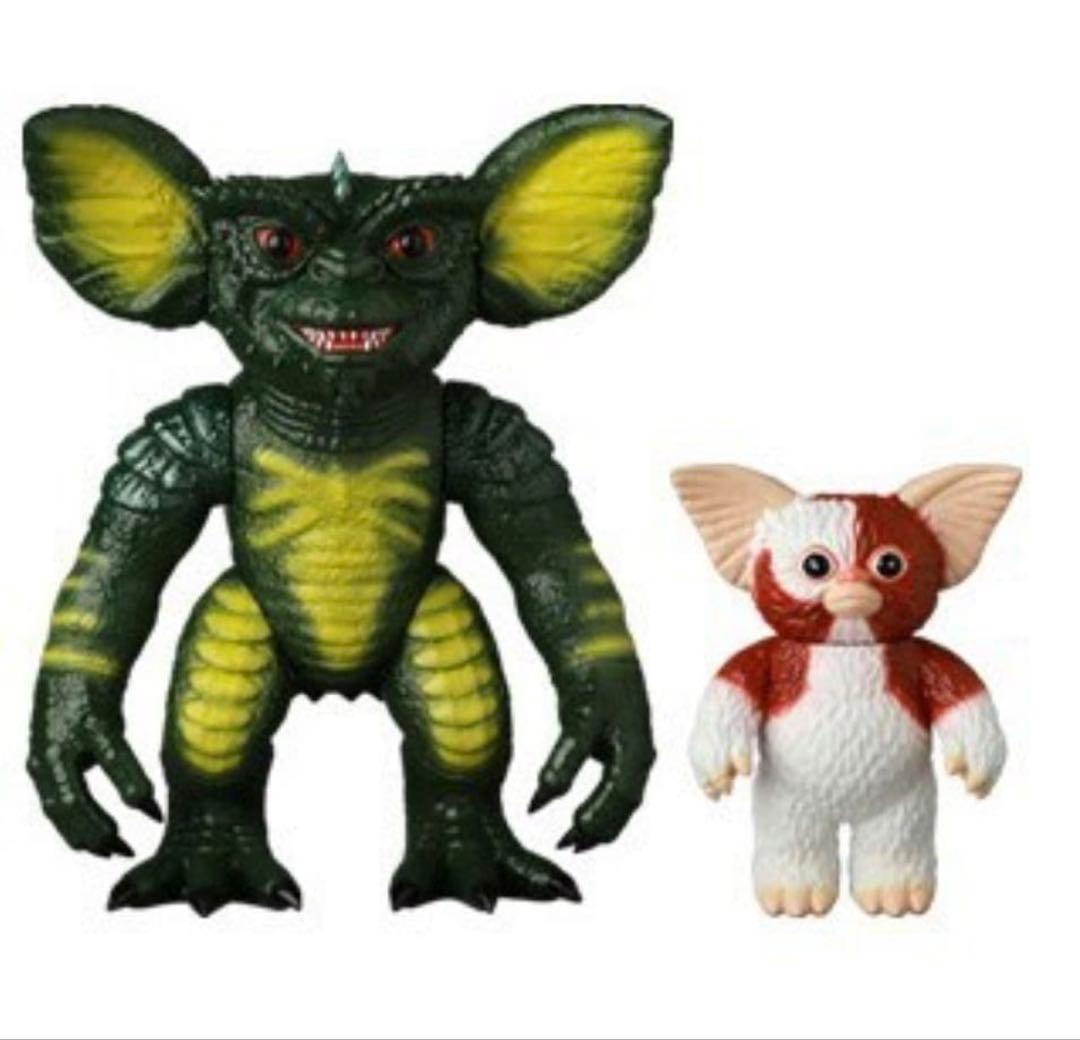 メディコムトイ　安楽安作　グレムリン(ミニギズモ付き) ソフビ